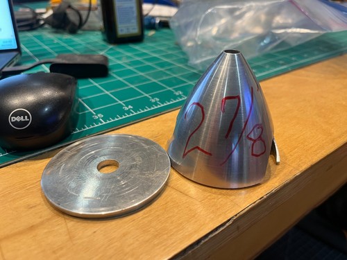Spinner alluminio 8 - 7/8, 2